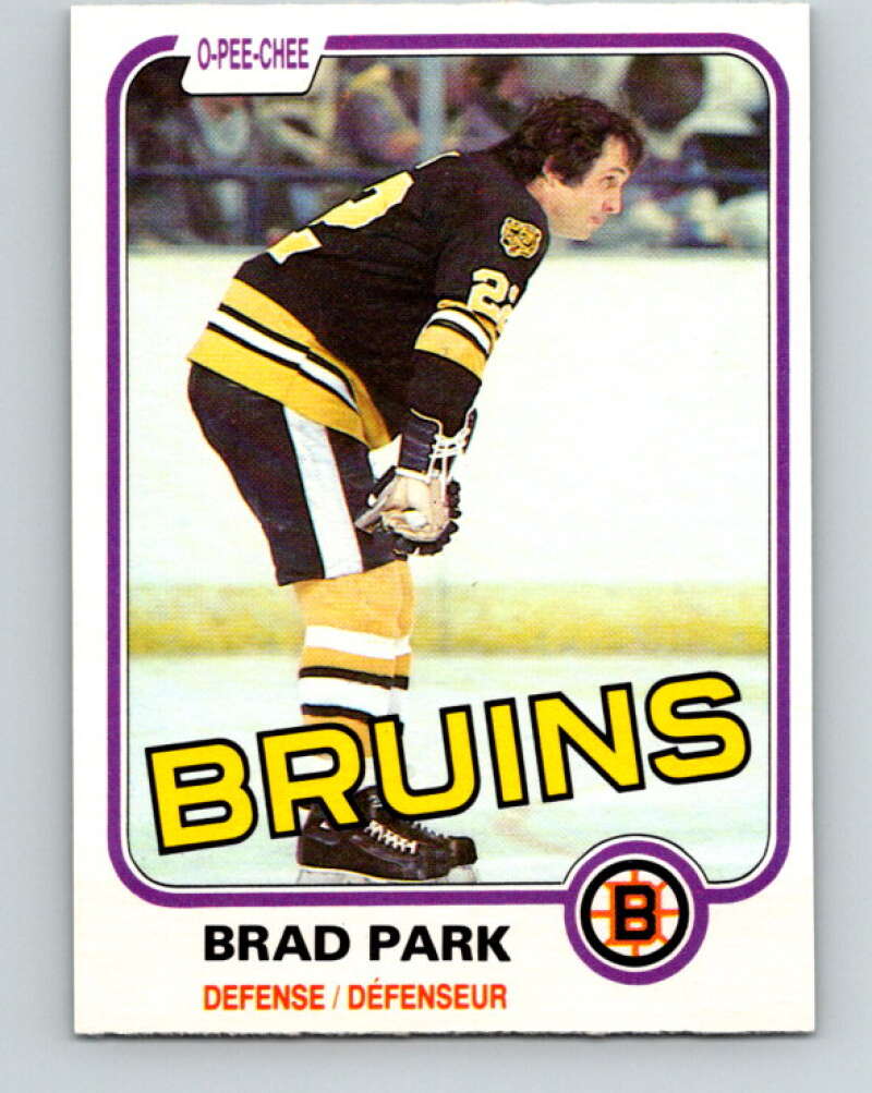1981-82 O-Pee-Chee #8 Brad Park  Boston Bruins  V29420