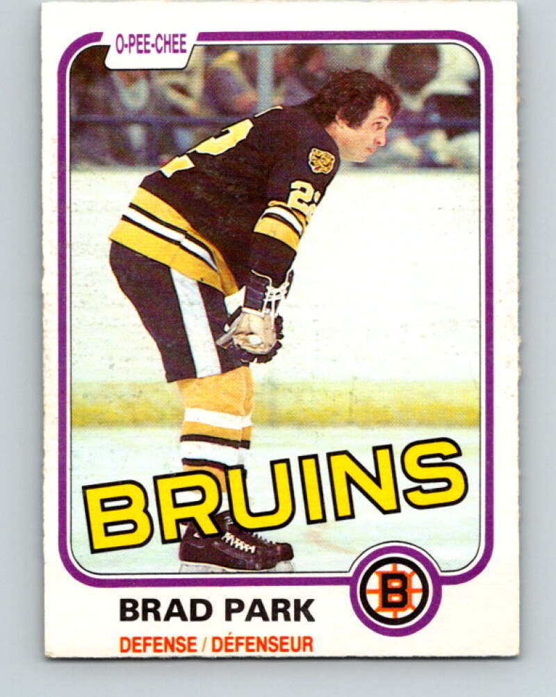 1981-82 O-Pee-Chee #8 Brad Park  Boston Bruins  V29423