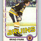 1981-82 O-Pee-Chee #8 Brad Park  Boston Bruins  V29424