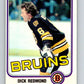 1981-82 O-Pee-Chee #9 Dick Redmond  Boston Bruins  V29432