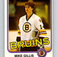 1981-82 O-Pee-Chee #12 Mike Gillis  RC Rookie Boston Bruins  V29458