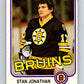 1981-82 O-Pee-Chee #13 Stan Jonathan  Boston Bruins  V29464