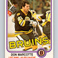 1981-82 O-Pee-Chee #14 Don Marcotte  Boston Bruins  V29471