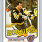 1981-82 O-Pee-Chee #14 Don Marcotte  Boston Bruins  V29474