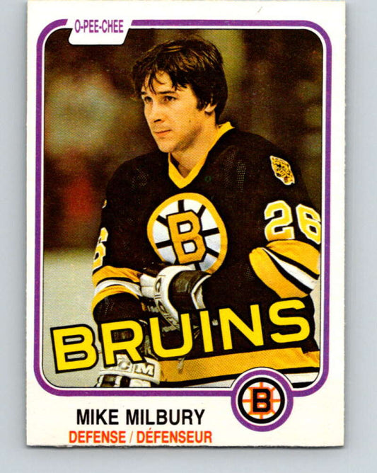 1981-82 O-Pee-Chee #16 Mike Milbury  Boston Bruins  V29492