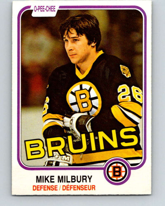 1981-82 O-Pee-Chee #16 Mike Milbury  Boston Bruins  V29494