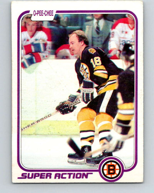 1981-82 O-Pee-Chee #18 Rick Middleton  Boston Bruins  V29499