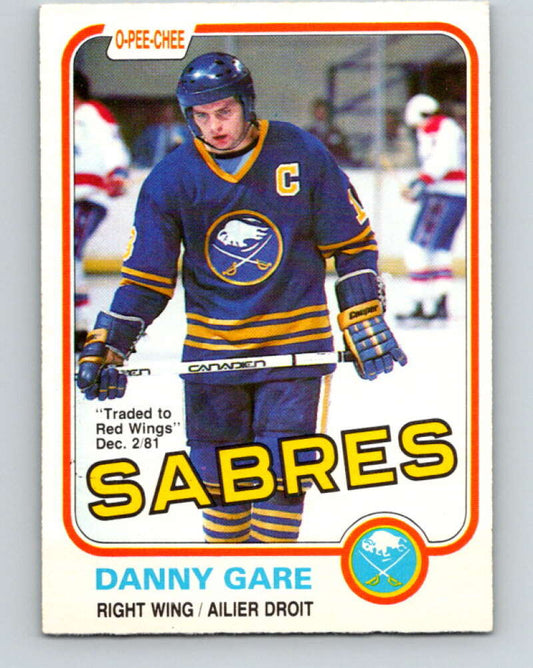 1981-82 O-Pee-Chee #20 Danny Gare  Buffalo Sabres  V29515