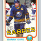 1981-82 O-Pee-Chee #20 Danny Gare  Buffalo Sabres  V29517