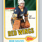 1981-82 O-Pee-Chee #23 Bob Sauve  Detroit Red Wings  V29542