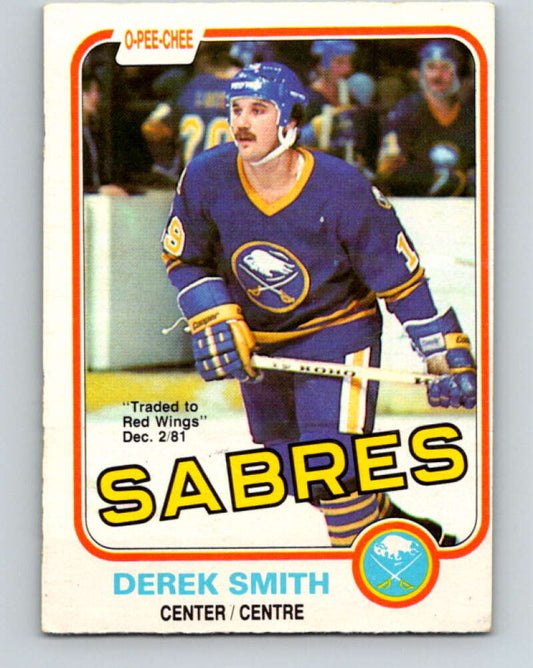 1981-82 O-Pee-Chee #25 Derek Smith  Buffalo Sabres  V29548