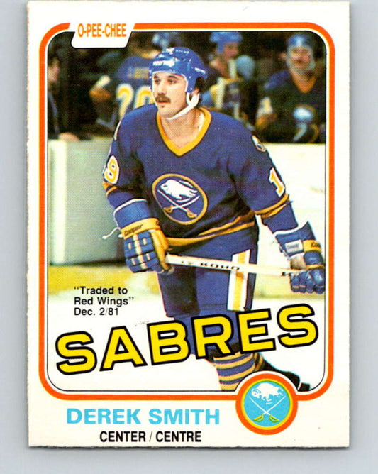 1981-82 O-Pee-Chee #25 Derek Smith  Buffalo Sabres  V29551