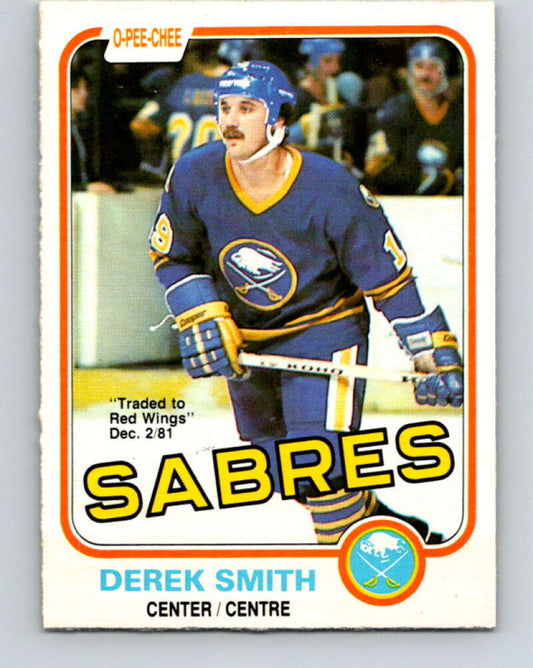 1981-82 O-Pee-Chee #25 Derek Smith  Buffalo Sabres  V29552