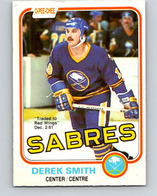 1981-82 O-Pee-Chee #25 Derek Smith  Buffalo Sabres  V29556