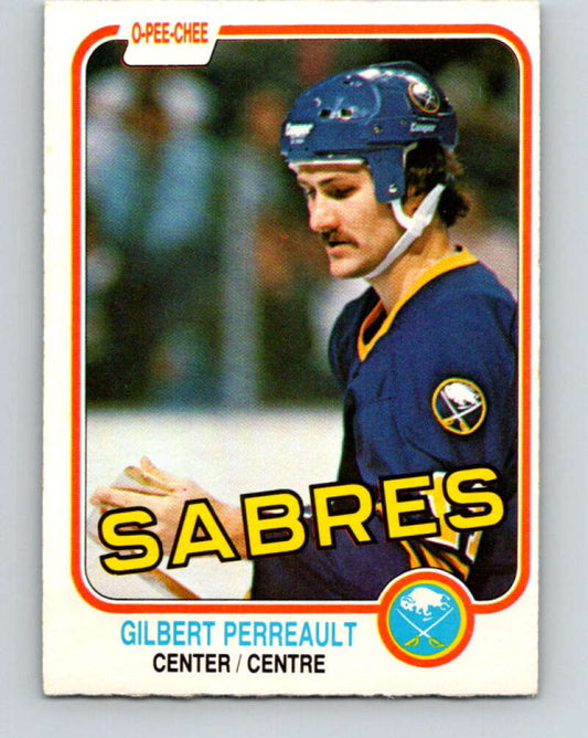 1981-82 O-Pee-Chee #30 Gilbert Perreault  Buffalo Sabres  V29589