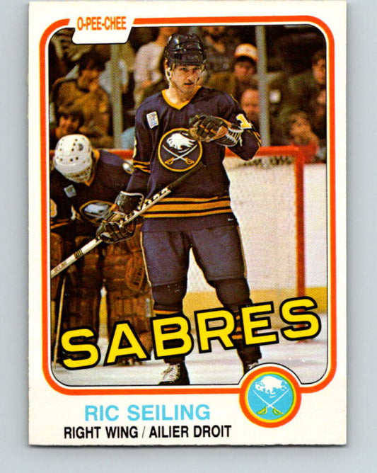 1981-82 O-Pee-Chee #32 Ric Seiling  Buffalo Sabres  V29601