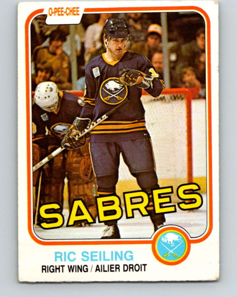 1981-82 O-Pee-Chee #32 Ric Seiling  Buffalo Sabres  V29602