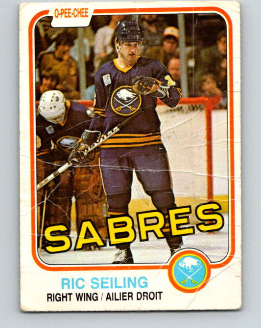1981-82 O-Pee-Chee #32 Ric Seiling  Buffalo Sabres  V29603