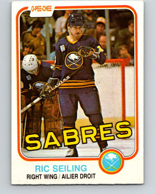 1981-82 O-Pee-Chee #32 Ric Seiling  Buffalo Sabres  V29605