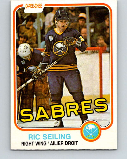 1981-82 O-Pee-Chee #32 Ric Seiling  Buffalo Sabres  V29607