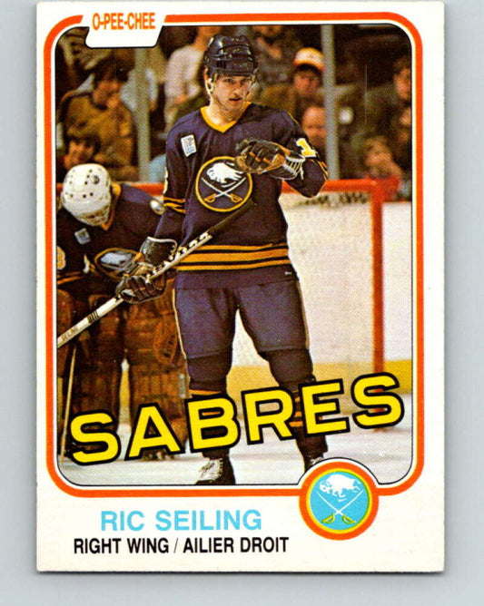 1981-82 O-Pee-Chee #32 Ric Seiling  Buffalo Sabres  V29608