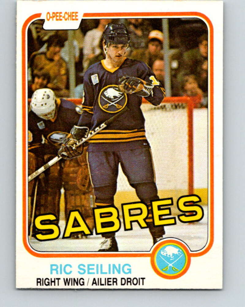 1981-82 O-Pee-Chee #32 Ric Seiling  Buffalo Sabres  V29609