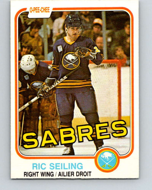 1981-82 O-Pee-Chee #32 Ric Seiling  Buffalo Sabres  V29610