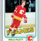 1981-82 O-Pee-Chee #35 Willi Plett  Calgary Flames  V29626