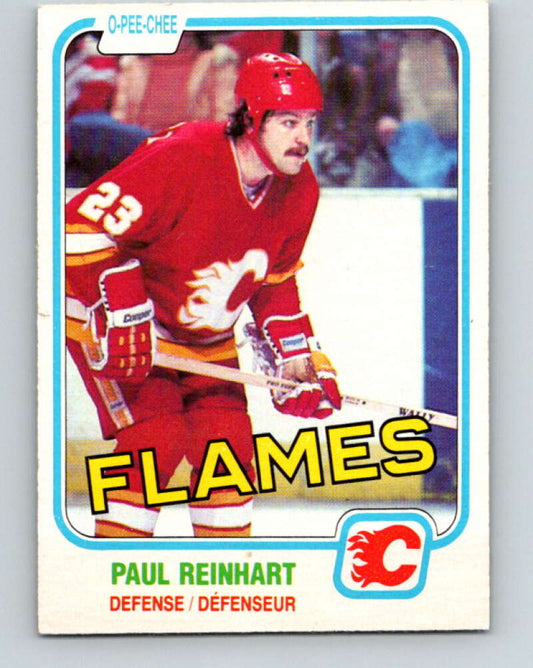1981-82 O-Pee-Chee #36 Paul Reinhart  Calgary Flames  V29631