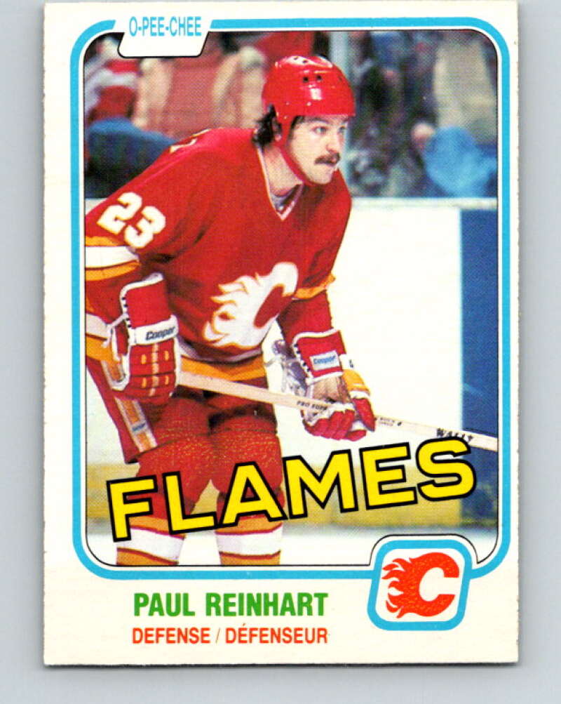 1981-82 O-Pee-Chee #36 Paul Reinhart  Calgary Flames  V29632