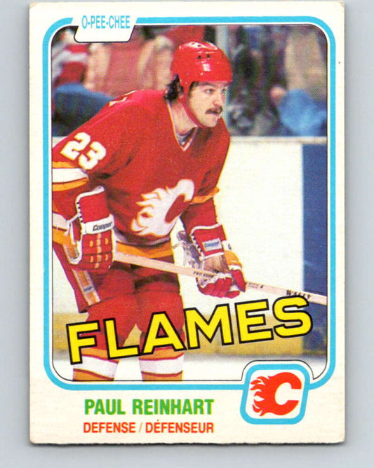 1981-82 O-Pee-Chee #36 Paul Reinhart  Calgary Flames  V29634