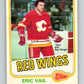 1981-82 O-Pee-Chee #38 Eric Vail  Detroit Red Wings  V29644