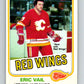 1981-82 O-Pee-Chee #38 Eric Vail  Detroit Red Wings  V29646