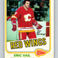 1981-82 O-Pee-Chee #38 Eric Vail  Detroit Red Wings  V29649