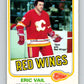 1981-82 O-Pee-Chee #38 Eric Vail  Detroit Red Wings  V29651