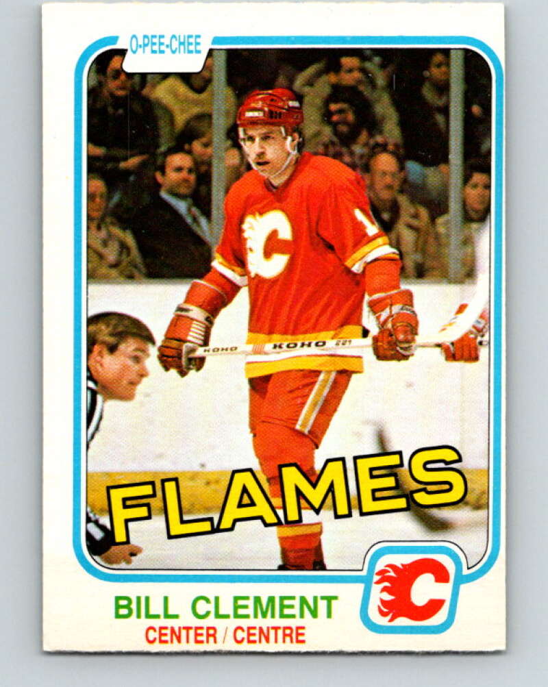 1981-82 O-Pee-Chee #39 Bill Clement  Calgary Flames  V29656