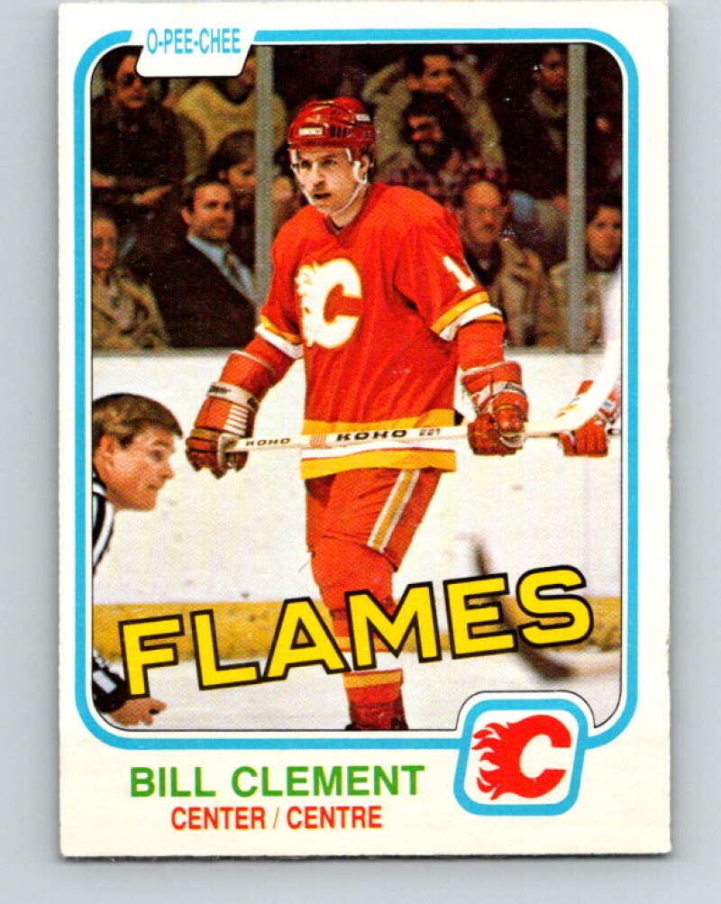 1981-82 O-Pee-Chee #39 Bill Clement  Calgary Flames  V29657