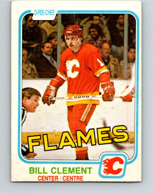 1981-82 O-Pee-Chee #39 Bill Clement  Calgary Flames  V29661