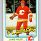 1981-82 O-Pee-Chee #40 Jamie Hislop  Calgary Flames  V29667