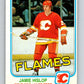 1981-82 O-Pee-Chee #40 Jamie Hislop  Calgary Flames  V29668