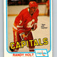1981-82 O-Pee-Chee #41 Randy Holt  Washington Capitals  V29673