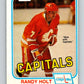 1981-82 O-Pee-Chee #41 Randy Holt  Washington Capitals  V29679