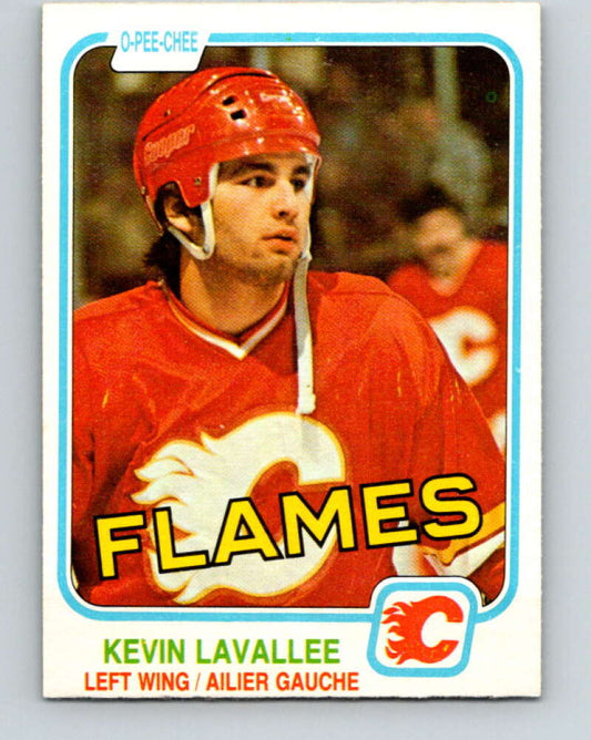 1981-82 O-Pee-Chee #43 Kevin LaVallee  RC Rookie Calgary Flames  V29689