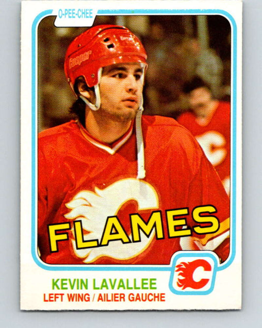 1981-82 O-Pee-Chee #43 Kevin LaVallee  RC Rookie Calgary Flames  V29693