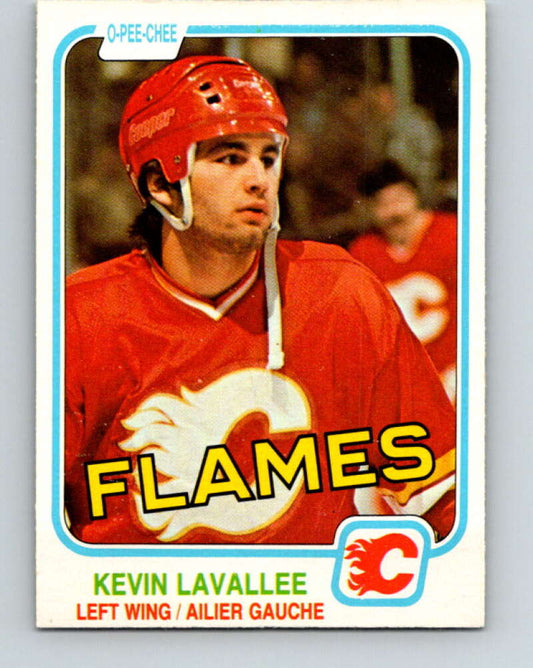 1981-82 O-Pee-Chee #43 Kevin LaVallee  RC Rookie Calgary Flames  V29696