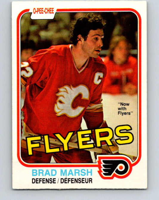 1981-82 O-Pee-Chee #47 Brad Marsh  Philadelphia Flyers  V29720