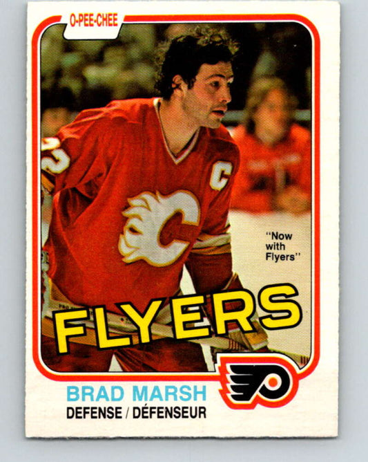 1981-82 O-Pee-Chee #47 Brad Marsh  Philadelphia Flyers  V29722