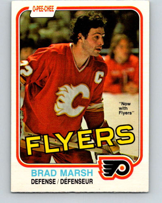1981-82 O-Pee-Chee #47 Brad Marsh  Philadelphia Flyers  V29727