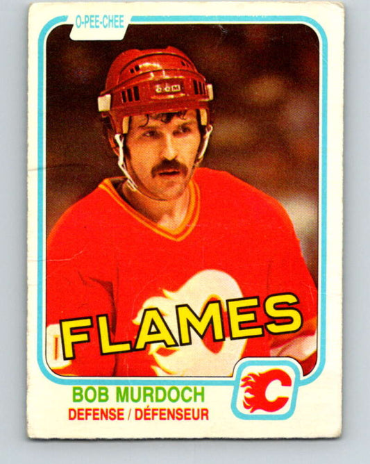 1981-82 O-Pee-Chee #48 Bob Murdoch  Calgary Flames  V29728