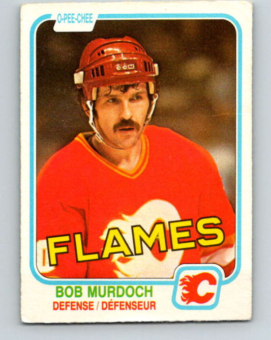1981-82 O-Pee-Chee #48 Bob Murdoch  Calgary Flames  V29730